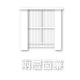 智能窗簾控制-86型開關面板-兩層窗簾