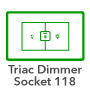 Smart Dimmer Switch - Socket 118 - TRIAC